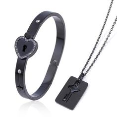 THE PERFECT GIFT FOR VALENTINES DAY, CHRISTMAS, BIRTHDAY, WEDDING AND ANNIVERSARY! Grab your Key to My Heart Couple Necklace & Bracelet Lock and Key Set while the store LAUNCH DISCOUNT is on. Once we reach 100-unit sales, we will be increasing the price back up to $49.99. This is absolutely a great gift! Love can't be described. It has no shape, it has no form. Love is not an object. Love does not conform. Looking for the perfect way to show your love? This beautiful necklace & bracelet will bri Couples Jewelry Bracelets, Bracelet Lock, Heart Couple, Lock Bracelet, Couple Necklace, Couple Bracelet, Love Lock, Key Jewelry, Couple Necklaces