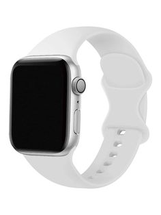 Branco  Collar  Silicone  Acessórios para relógios Embellished Apple Watch White, Xmas Wishes, My Shopping List, Apple White, Apple Watch Accessories, White Watch, Expensive Watches, Watch Accessories, Birthday Wishlist