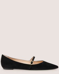 Emilia Mary Jane Flat | Stuart Weitzman Classic Style Outfits, Mary Jane Flats, Style Outfits, Stuart Weitzman, Autumn Winter Fashion, Mary Janes, Suede Leather, Loafer Flats, Block Heels