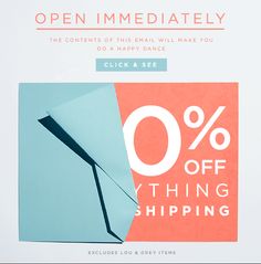 an advertisement for a clothing store with the sale tag open and ready to be used