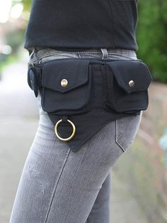 Belt Pocket, Festival Belt, Multifunctional Storage, Utility Belt, Pocket Belt, Bum Bag, Hip Bag, Monk Strap, Zipper Pouch