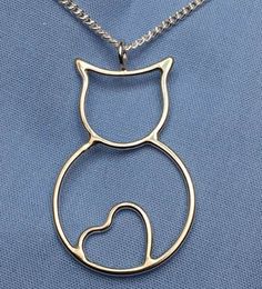 This stylized shape which represents a Cat is made from 1.3 mm Sterling silver wire. It is finished to a high shine. The pendant comes with an 18-inch curb chain as standard. It is presented in a velvet gift box. Cat With Heart, Sterling Silver Bangles, Silver Bangles, Curb Chain, Silver Wire, Sterling Silber, A Cat, Sterling Silver Pendants, Pendant Necklaces