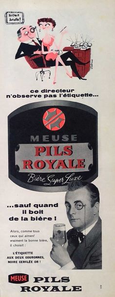 an old advertisement for royal ale beer