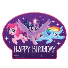 Buy Kids Birthday My Little Pony candle sold at Party Expert My Little Pony Cake, Little Pony Cake, Pony Birthday Party, Little Pony Birthday Party, Pony Cake, My Little Pony Party, Pony Birthday, Pony Party, Birthday Cake With Candles