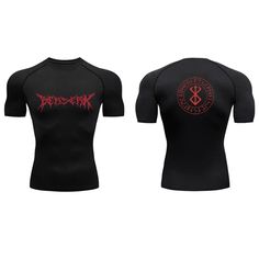 Camiseta de Compressão Berserk Kawaii Side 1 PP (S) Berserk Guts, Classic Jacket, Shorts Pants, Compression Shorts, Sports Shorts