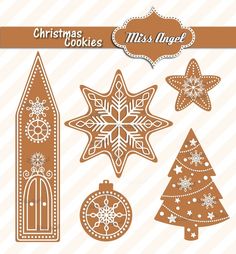 christmas cookie cutters and decorations