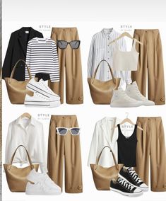 Natural Outfit, Casual Sporty Outfits, Classic Capsule Wardrobe, Casual Chique, Elegante Casual