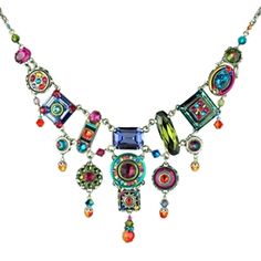 Firefly La Dolce Vita Elaborate Necklace - Color Choices Firefly Jewelry, Mosaic Jewelry, Woven Necklace, Geometric Bracelet, Kahlil Gibran, Swarovski Crystal Necklace, Necklace Beaded, Crystal Bracelet, The Craft