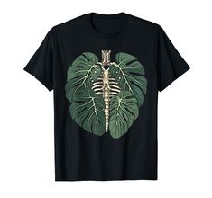 PRICES MAY VARY. Skeleton Plant Body T-shirt, Plant lover shirt, Plant Gifts, Plant Lover Gifts, Monstera Tee, Plant Mom, Plant Graphic shirt, Plant Lady Gifts Monstera leaf shirt, tropical tee, nature lover shirt, funny plants, Garden lover shirt. Lightweight, Classic fit, Double-needle sleeve and bottom hem Plant Tshirt Design, Black Graphic Tee With Plant Print, Black Crew Neck T-shirt With Plant Print, Body Skeleton, Plant Lover Shirt, Plant Graphic, Leaf Shirt, Plant Lover Gifts, Green T-shirt With Plant Print For Gardening