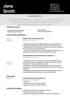 a professional resume with no work experience