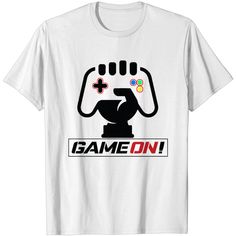 Game On ! T Shirt Games To Buy, Game Time, Game On, The United States, Anime Icons, Gaming, Van, Anime, T Shirt