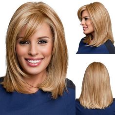 Category:Synthetic Wig; Gender:Women's; Wig Type:Natural Wigs; Occasion:Birthday,Party  Evening,Daily,Vacation,Party / Evening; Age Group:Adults; Color Shade:Blonde; Hair Material:Synthetic Hair; Cap Construction:Machine Made; Texture:Straight; Length:Short; Features:Comfortable,Natural,Soft,Fashionable Design,Adjustable; Heat Resistant:Yes; Listing Date:11/13/2023; Hairstyle:Asymmetrical; Can Be Permed:No Strawberry Blonde Wig, Bleach Blonde Bob, Medium Length Bob, Straight Long Bob, Blonde Wig With Bangs, Medium Length Bobs, Women Cosplay, Natural Wigs, Blonde Pixie Cuts