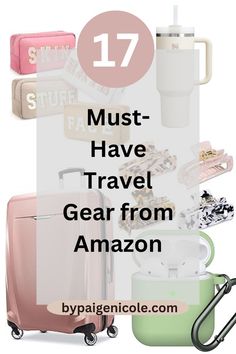 Must-Have Travel Gear from Amazon Amazon Finds Travel, Finds On Amazon, Tech Gear, Eco Friendly Travel