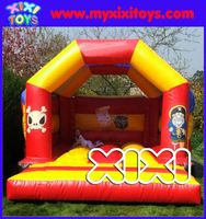 an inflatable bouncy castle with the words xxii on it and a pirate ship