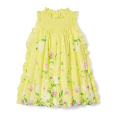 Floral Ruffle Trim Dress - Nwt 12-18 Mths Nwt - Never Worn -- Still In Original Packet She’ll Bring The Sunshine With Her In This Airy Cotton Dress. Ruffles And Flowers Galore Make It Extra Special. 100% Cotton Batiste Fully Lined Button Back Bloomer Included (Sizes Up To 18-24m) Machine Washable; Imported Playful Sleeveless Ruffle Dress For Spring, Spring Playwear Dresses With Flutter Sleeves, Spring Twirl Dress With Ruffle Hem For Playtime, Spring Playtime Dress With Ruffle Hem, Flutter Sleeve Ruffle Dress For Playwear, Spring Playwear Dress With Ruffle Hem, Flutter Sleeve Dress With Ruffles For Playwear, Spring Ruffle Dress For Playwear, Spring Ruffled Dresses For Playwear