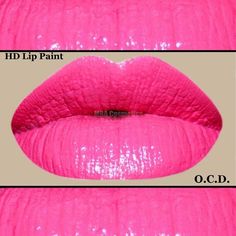 This listing is for O.C.D. A super bright & vivid pink Our Lip Paints are a traditional lipstick formula, not a drying matte or liquid lip color. Our HD Lip Paints are very vivid and intense lipsticks that are dye based rather than mica based. Intense, vivid colors that are opaque and offer great coverage and long wear. Available in: Pan Only (2 grams) Jar - Solid (5 grams) Jar Creamy (5 grams) Full size Tube (5 grams) Pan - The same formula as our full size tubes and jars. We have poured in Pink Paimted Gloss, Mac Hot Pink Lipstick Shades, Mac Hot Pink Lipstick, Hide Dark Circles, Shimmer Lip Gloss, Barbie Makeup, Lipstick Tube, Beauty Make-up, Liquid Lip Color