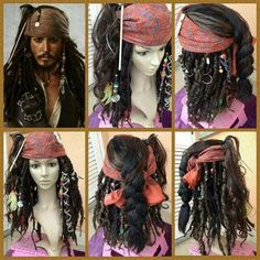 How To Do Pirate Hairstyles. There are any references about How To Do Pirate Hairstyles in here. you can look below. I hope this article about How To Do Pirate Hairstyles can be useful for you. Please remember that this article is for reference purposes only. #how #to #do #pirate #hairstyles Pirate Hairstyles For Short Hair, Pirate Hairstyles, Jack Sparrow Cosplay, Female Short Hair, Pirate Makeup, Jack Sparrow Costume, Pirate Hair, Accessories Cosplay, Pirate Costume Diy