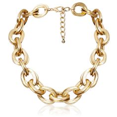 PRICES MAY VARY. Cuban chain choker is made of high-quality alloy material. It looks simple but stylish to wear. Choker necklace is about 41cm/16.1in in circumference with 7 cm/2.7in extension chain to adjust. And the weight is about 68.4 g, lightweight for you to wear. Gold cuban link necklaces make a perfect gift for both women & girls. We hope everyone get the best wishes and the sincere words from time to time pull at your heart. Short necklaces will go with everything and make your outfit s Metal Chain Link Clavicle Choker, Metal Link Clavicle Chain Choker, Metal Clavicle Chain Link Choker, Trendy Alloy Chain Necklace With Lobster Clasp, Gold Alloy Chunky Chain Necklace, Trendy Metal Gold Chain Choker, Metal Link Choker With Chunky Chain, Trendy Metal Choker With Gold Chain, Alloy Chunky Chain Choker Necklace