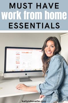 desk essentials list Work From Home Office Setup, Work From Home Desk, Work From Home Office