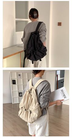 Kylethomasw Versatile And Lightweight Female Male Nylon Travel Student Bag Boy Girl College Backpack Fashion School Bag Laptop Women Bag Fashion School Bag, Black Rucksack, Big Backpacks, School Bag College, Fashion School, Backpack Fashion, Student Bag, College Backpack, Women Crossbody Bag