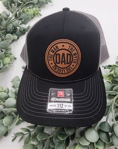 looking for the perfect hat for Dad on Father's day?  Look no further!  These are  Richardson brand 112 trucker  hats  and come in a variety of colors with a variety of patches to choose from.    Leatherette patches are heat pressed on with a commercial grade hat press to ensure no annoying creases! Father's Day Hats With Letter Print, Adjustable Trucker Hat With Curved Brim For Father's Day, Father's Day Trucker Baseball Cap With Curved Brim, Adjustable Black Trucker Hat For Father's Day, Casual Outdoor Baseball Cap For Father's Day, Outdoor Trucker Hat For Father's Day, Black Adjustable Hat, Adjustable Dad Hat For Father's Day, Adjustable Black Dad Hat For Father's Day