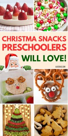 christmas snacks and pre schoolers will love