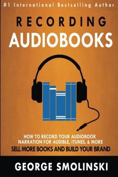 the book cover for recording audiobooks