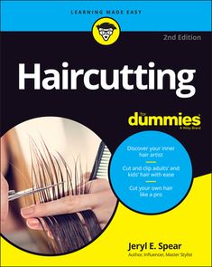 Your short cut to stylish home hairdressing Ever wondered if you could hack it at cutting your friends' and family's hair, or could even make it as a full-blown stylist? If you've got a little creative spark--a love of crafting or painting or a talent for home makeovers--and an obsessive yen to redo the dos you see around you, it's more than likely you can make the cut. The new edition of Haircutting For Dummies shows you how to draw out your inner artist and bring your ideas to glorious life on How To Cut Hair, Self Haircut, Beauty Careers, Dummies Book, Full Service Salon, How To Cut Your Own Hair, For Dummies, Beauty Consultant, What Book