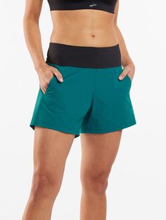 Women's Sport Shorts: Groove Sporty Moisture-wicking Shorts For Hiking, Sporty Moisture-wicking Hiking Shorts, Green Moisture-wicking Shorts For Hiking, Green Athleisure Shorts For Outdoor Activities, Go-dry Athletic Shorts For Hiking, Athletic Shorts With Built-in Shorts For Hiking, Sporty Go-dry Shorts For Hiking, Athleisure Activewear For Hiking With Built-in Shorts, Sporty Stretch Hiking Shorts