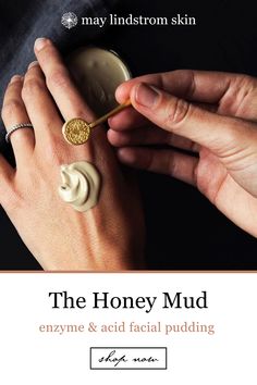 Exfoliate your skin with our marshmallowy pillowy enzyme face masque, The Honey Mud. The Honey Mud will transform your skincare routine and reveal a revitalized complexion that is plush, clear, and breathtakingly soft. | May Lindstrom Skin Word Of Mouth