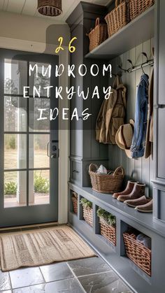 Small Foyer Design, Small Mudroom Ideas Entryway, Mudroom Design Ideas, Cottage Entryway, Entryway Designs, Foyer Ideas Entryway