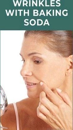 a woman with wrinkles on her face looking in the mirror and holding her hand to her ear