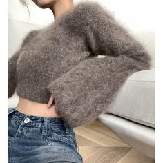 Fitted Soft Texture Winter Sweater, Fitted Cozy Sweater With Soft Texture, Fitted Long Sleeve Sweater With Soft Texture, Fitted Mohair Sweater For Fall, Backless Slip Dress, Short Sweater, Spaghetti Strap Prom Dress, Satin Prom Dress, Mohair Sweater