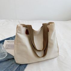 Bag Size: 35cm*27cm*9 cm (1-2cm erros)Material: CanvasUse:Tote Bag/Handbags/Shoulder Bag/Shopping Bag Beige Large Satchel Bag, Large Beige Satchel Bag, Cream Tote Shoulder Bag For School, Large Size Beige Bags, Large Capacity Beige Shoulder Bag For School, Beige Large Capacity Shoulder Bag For School, Large Beige Satchel Shoulder Bag, Beige Double Handle Hobo Bag For School, Trendy Beige Canvas Bag With Handles