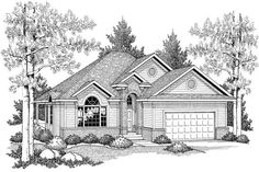 this is an artist's rendering of these house plans