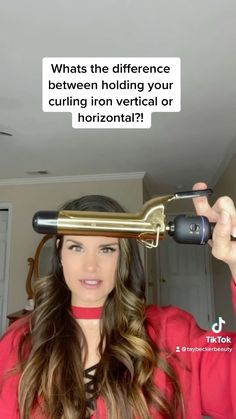 Down With Curls Hairstyles, Types Of Curling Iron Curls, Different Curls With Wand, 2 In Curling Iron, How To Curl Hair With Large Barrel, Curling Really Long Hair, Curls With Different Size Barrels, Big Loose Curls For Medium Hair, Different Types Of Hair Curls