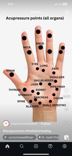 Hand Meridian Points, Reflexology Techniques