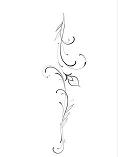 a black and white drawing of a flower with swirls on the petals, against a white background