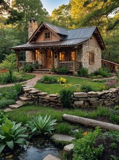 (20+) Facebook Log Homes Exterior, Rustic House Plans, Rustic Retreat, Cottage Cabin, Architecture Drawing Art, Cabins And Cottages, Cabin Homes, Fairy House, Log Homes