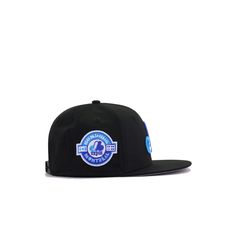 This adjustable hat will typically fit head sizes 6 3⁄8 to 6 3⁄4. A Hat Heaven staple colorway. Hat Material: 100% WoolCrown: BlackVisor: BlackButton: BlackUndervisor: GreyFront Logo: Royal/Snow White/Cerulean BlueNew Era Flag: Real BlackSide Patch: Official league colorsBartack: Black Montreal Expos, Cerulean Blue, Personal Marketing, Adjustable Hat, Montreal, New Era, Snow White, Flag, Baseball