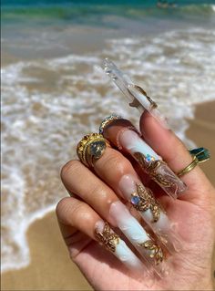 Beach Nails Vacation, Feminine Nails, Nails Back To School, Nail Aesthetics, Nails Water, Nails Vacation, Nails Beach, Summer Nails Beach, Water Nails