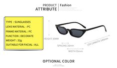 Plastic composite lens UV Protection Lens width: 31 millimeters Lens height: 51 millimeters Bridge: 19 millimeters Arm: 143 millimeters Frame width: 149 mm Black or Leopard Frame (2 color options)/black or Brown lens Gender: Female CATEYE SUNGLASSES: Retro 90's sunglasses for women cat eyes, with exaggerated cat-eye contour design and high pointed corners, are stylish and exquisite. These tiny sunglasses can be used with many outfits, from very modern styles to completely retro styles. It is sui Black Cat Eye Sunglasses For Summer Beach, Retro Black Sunglasses For The Beach, Black Plastic Cat Eye Sunglasses For The Beach, Black Plastic Cat Eye Sunglasses For Beach, Black Plastic Cat Eye Sunglasses Casual Style, Black Cat Eye Sunglasses For Summer, Vintage Black Sunglasses For Summer, Black Cat Eye Sunglasses For Spring Beach Outings, Black Cat Eye Sunglasses With Uv Protection For Spring