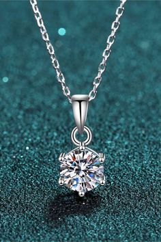 1 Carat Moissanite 925 Sterling Silver Necklace https://fitggins.com/products/1-carat-moissanite-925-sterling-silver-necklace-1 FITGGINS #Bestseller Stone Properties, Ghost Mannequin, Moissanite Necklace, Picture Style, Moissanite Jewelry, Round Moissanite, 3 Carat, Moissanite Rings, 1 Carat