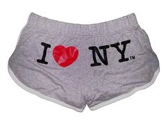 I Love NY Summer Shorts Ladies Grey I Love Ny Shirt Outfit Y2k, I Love Ny Shirt Outfit, I Heart Nyc Shirt Aesthetic, I Love Ny T Shirt, I Heart New York Tshirt, I Heart Ny, Youtuber Dr, Womens Summer Shorts, Distressed Shirt