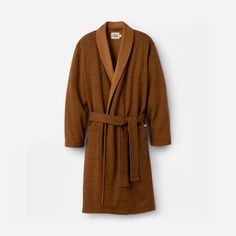 You will ~only~ be wearing this robe on chilly mornings until further notice. And it's so good: The Robinson features a lightweight jersey on the outside and soft fleece on the inside. This product was made in a factory that supports women in our supply chain with the help of HERproject. This collaborative initiative creates partnerships with brands like ours to empower and educate women in the workplace. | Shawl-collar robe. Speckled Lightweight Double Knit Fleece - 30% Cotton/70% Polyester/100 Men’s Hooded Robe, Mens Robes, Women In The Workplace, Men's Robes, Hooded Robe, Mens Uggs, Double Knit, Sleepwear Robe, Women Supporting Women