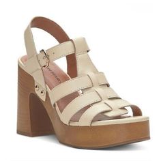 ad eBay - Lucky Brand Imana Strappy Slingback Fisherman Platform Tan Leather Sandals Sz7.5 - Buy Now, click the link (eBay) Tan Leather Sandals, Online Accessories, Chunky Heels, Platform Sandals, Tan Leather, Women's Shoes Sandals, Leather Sandals, Lucky Brand, Women's Shoes