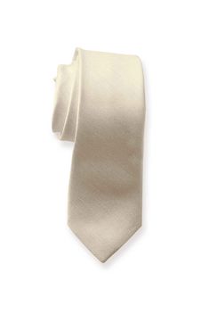 Dress up your groomsmen in matching skinny neckties that they can easily re-wear from the aisle to boardroom meetings, fancy galas, and formal events. This dynamic necktie will keep your groomsmen feeling cool and confident with its masculine and modern matte finish. The best part? Every time they wear it, theyll be reminded of just how epic your wedding was. Classic Fitted Ties For Formal Occasions, Dapper Solid Color Ties, Adjustable Standard Tie For Semi-formal Occasions, Dapper Fitted Ties For Formal Occasions, Classic Summer Tie For Groom, Elegant Suit And Tie Accessories For Groom In Summer, Elegant Summer Suit And Tie Accessories For Groom, Dapper Solid Color Tie For Wedding, Dapper Wedding Tie In Solid Color