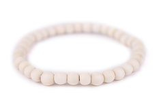 This beautiful bracelet is made of top quality natural wood beads. Available in a variety of natural-tone finishes, our wooden beads are handmade, waxed, and are superior in quality to most wood beads on the market. Each set of beads is strung on an elastic cord which will stretch over your wrist or ankle. The bracelet has an outer diameter of approximately 7.5 inches. Multiple bracelets may be pictured, however each bracelet is sold individually. Available in twenty different colors. Mix and ma Multiple Bracelets, Wood Bead Bracelet, Earthy Jewelry, Wood Bracelet, Unique Jewelry Designs, Creative Jewelry, Beading Supplies, White Wood, Jewelry Creation