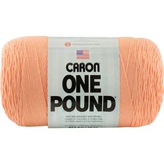 Caron One Pound Yarn - Peach The perfect medium weight yarn for all your knitting and crocheting projects.       Weight category: 4     Content: 100% Acrylic     Putup: 16oz/453.6g, 812yds/742m     Gauge: 16stx20r = 4in/10cm on size US8/5mm needles     Suggested crochet hook size H8/5mm     Dyelotted: we try but are not always able to match dyelots     Care: machine wash, tumble dry, do not bleach, do not iron do not dry clean Caron One Pound Yarn, Crochet Hook Size, Crocheting Projects, Knitting And Crocheting, Medium Weight Yarn, One Pound, Crochet Hook Sizes, Crochet Hook, Knitting Yarn