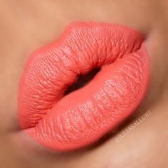 Coral Lipstick Makeup, Woman Lipstick, Pretty Lipstick Colors, Anastasia Beverly Hills Lipstick, Coral Makeup, Anastasia Beverly Hills Liquid Lipstick, Fall Lipstick, Coral Lipstick